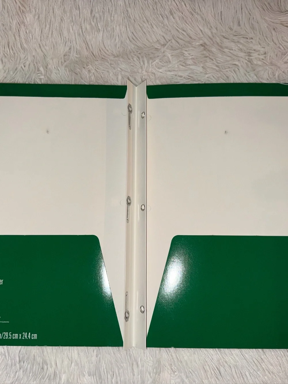 Five Star Green Two-Pocket Paper Folders, lot of 45 folders